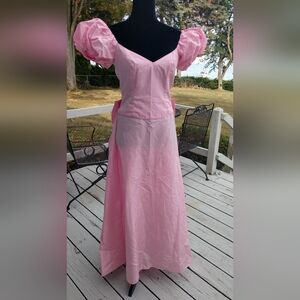 1980s prom, bridesmaid, Princess Peach, Princess Ariel, Fairy Godmother dress.